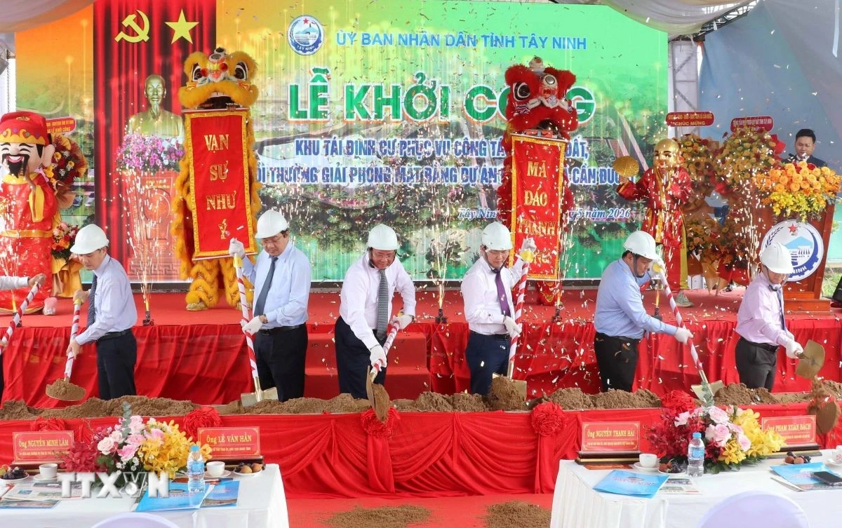Khởi công khu tái định cư phục vụ tuyến kết nối Tây Ninh - TP.HCM - Đồng Tháp