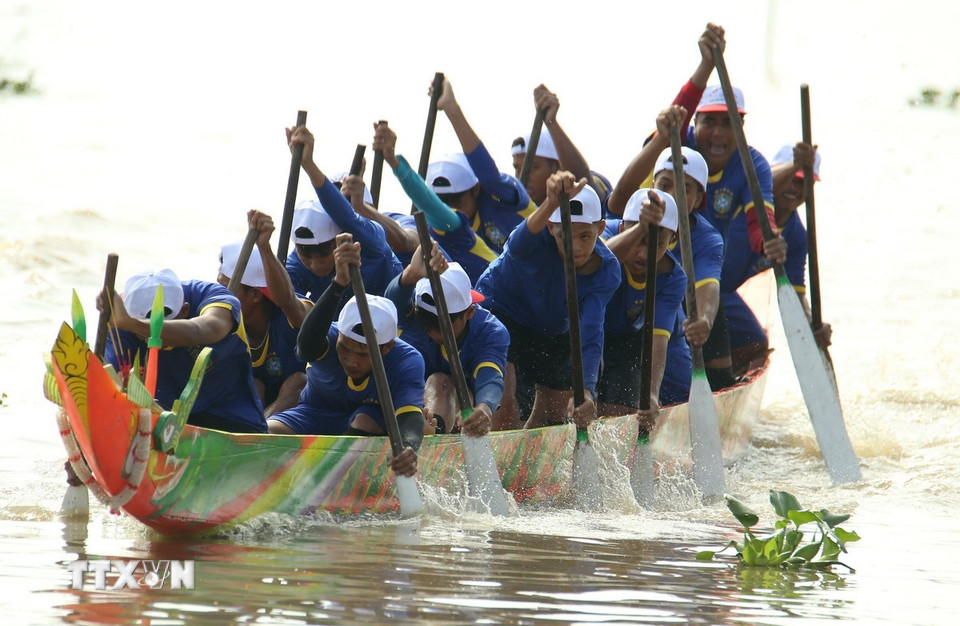 Trên đường đua. (Ảnh: Duy Khương/TTXVN)