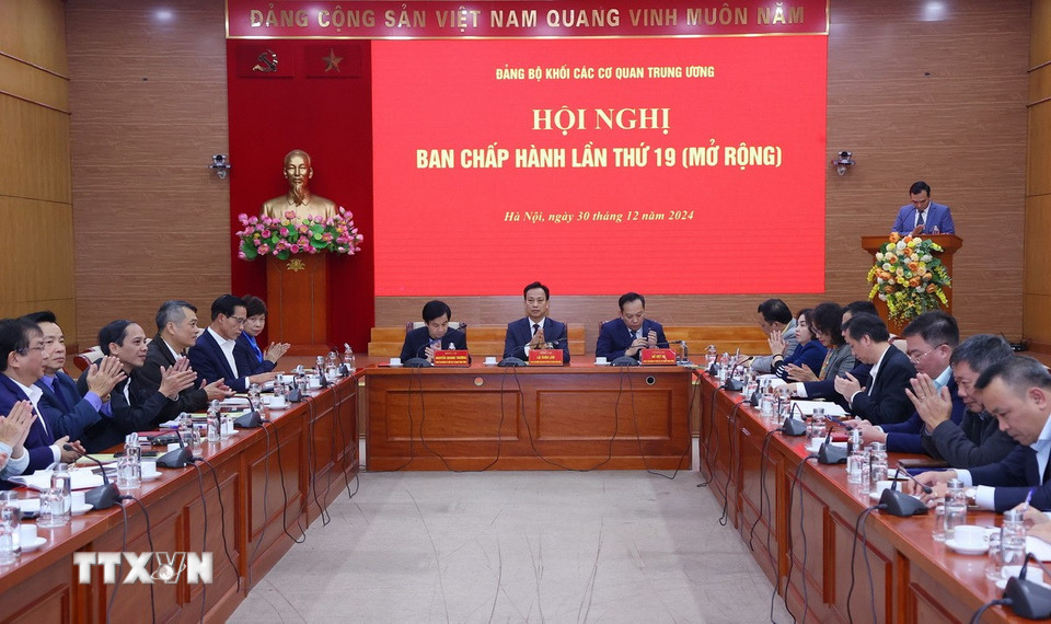 Quang cảnh hội nghị. (Ảnh: Văn Điệp/TTXVN)