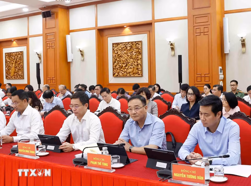 Các đại biểu tham dự. (Ảnh: Thống Nhất/ TTXVN)