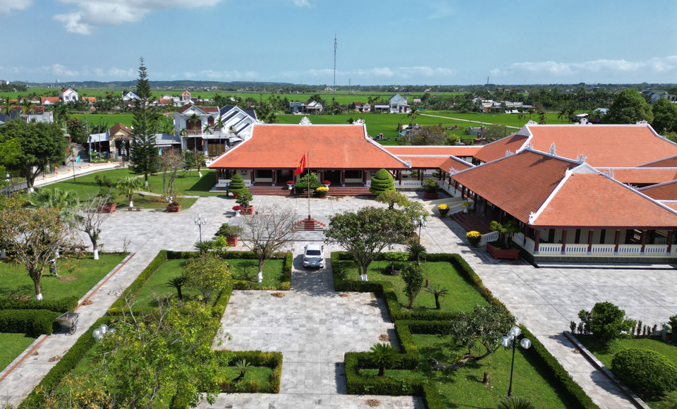 Khu lưu niệm Thủ tướng Phạm Văn Đồng tại quê hương ở xã Mộ Đức (Quảng Ngãi). (Ảnh: Phạm Cường/TTXVN)