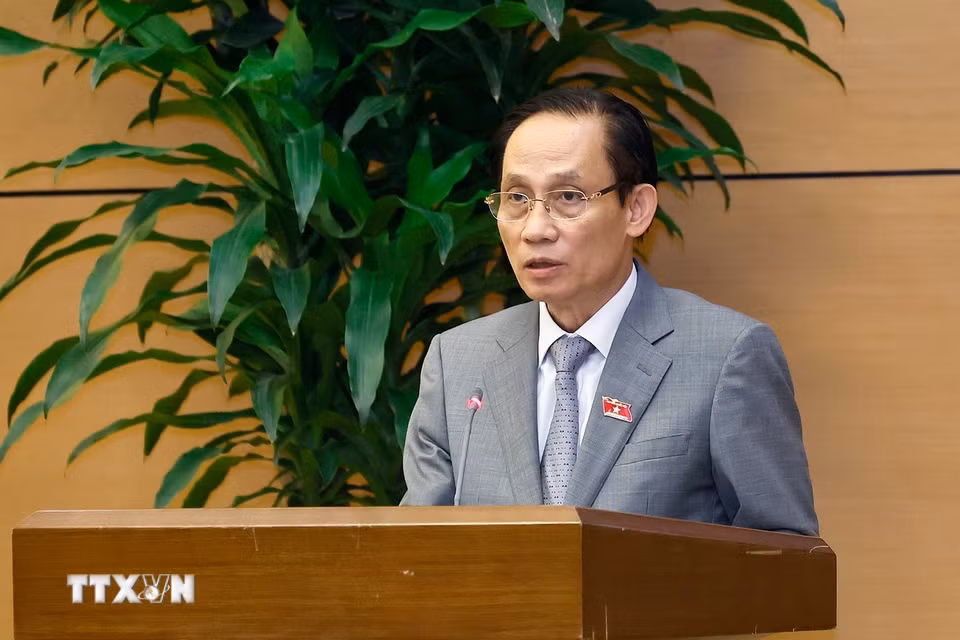 Bộ trưởng Ngoại giao Lê Hoài Trung phát biểu. (Ảnh: Doãn Tấn/TTXVN)