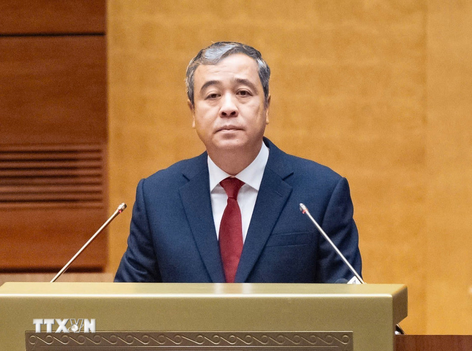 Đồng chí Ngô Đông Hải, Ủy viên Trung ương Đảng, Phó Trưởng Ban Tuyên giáo và Dân vận Trung ương phát biểu tại hội nghị. (Ảnh: Phương Hoa/TTXVN)