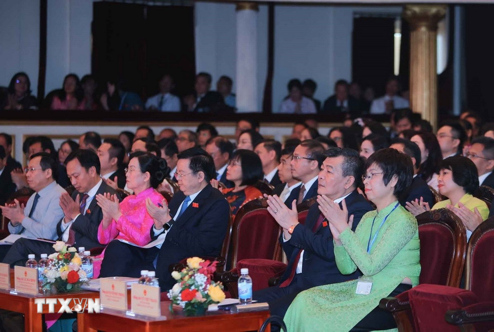 Các đại biểu tham dự Đại hội. (Ảnh: Hoàng Hiếu/TTXVN)