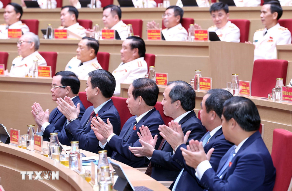 Các đại biểu tham dự đại hội. (Ảnh: Thống Nhất/TTXVN)