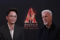 Rhymastic xúc động khi gặp đạo diễn phim Avatar 3 James Cameron