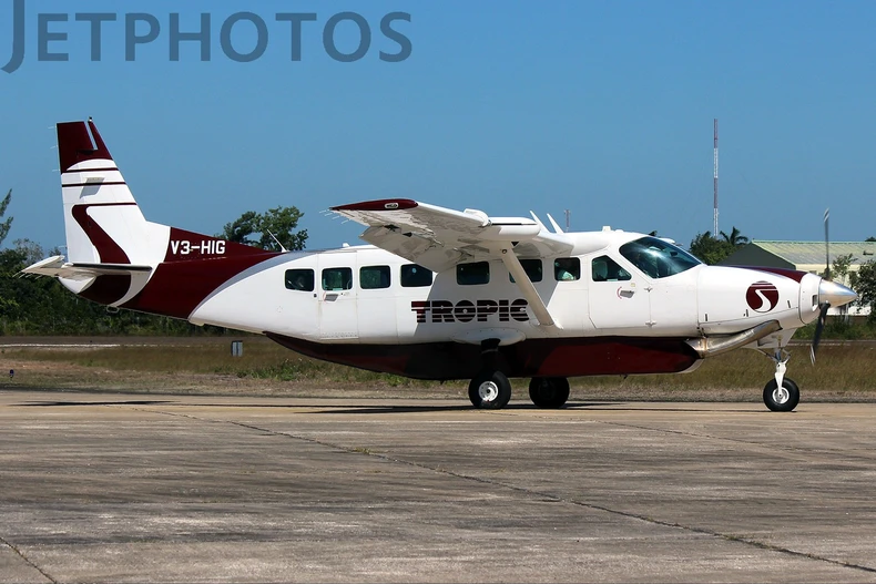 Chiếc máy bay Cessna Grand Caravan. (Nguồn: flightradar24.com)