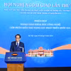 Bộ trưởng Bộ Ngoại giao Lê Hoài Trung nhấn mạnh ngoại giao khoa học-công nghệ và đổi mới sáng tạo đang trở thành một trụ cột quan trọng của nền ngoại giao. (Ảnh: Minh Sơn/Vietnam+)