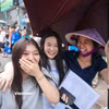 Thí sinh dự thi Tốt nghiệp Trung học phổ thông. (Ảnh: Hoài Nam/Vietnam+)