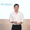 Ông Khôi Lê - Giám đốc Quốc gia của Meta tại Việt Namchia sẻ: “66% doanh nghiệp Việt Nam đang sử dụng AI để giao tiếp với khách hàng và 63% sử dụng để tìm kiếm khách hàng mới. (Ảnh: PV/Vietnam+)