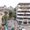 Toàn cảnh tòa nhà "Hàm cá mập" tại quảng trường Đông Kinh Nghĩa Thục sắp phá dỡ