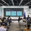 Diễn đàn Phát triển hệ sinh thái đổi mới sáng tạo trong lĩnh vực an ninh mạng 2025 (Vietnam Cyber Security Forum 2025) do Trung tâm Đổi mới sáng tạo Quốc gia (NIC) phối hợp với Mạng lưới Đổi mới sáng tạo và chuyên gia An ninh mạng Việt Nam (ViSecurity) tổ chức. (Ảnh: PV/Vietnam+)