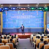 FPT công bố thành lập Nhà máy Kiểm thử và Đóng gói tiên tiến chip bán dẫn FPT. (Ảnh: PV/Vietnam+)