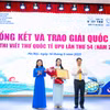 Bức thư giành giải Nhất Việt Nam của cuộc thi Viết thư UPU Quốc tế lần thứ 54 năm 2025 đã thuộc về em Phạm Đoàn Minh Khuê đến từ Đà Nẵng. (Ảnh: Minh Sơn/Vietnam+)