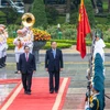 Thủ tướng Phạm Minh Chính chủ trì lễ đón chính thức Thủ tướng Nhật Bản 