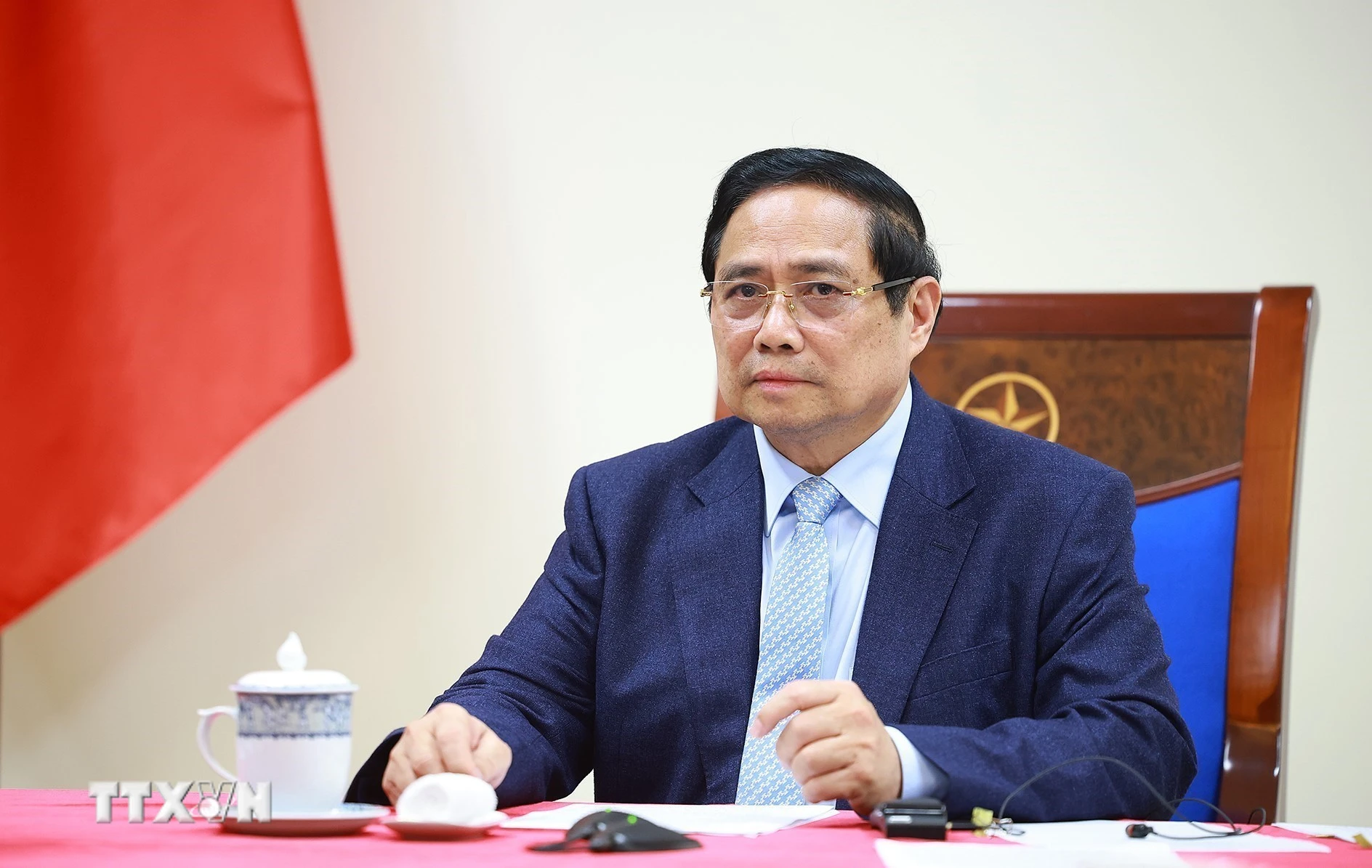 Thủ tướng Phạm Minh Chính hội đàm với Thủ tướng Nhà nước Kuwait