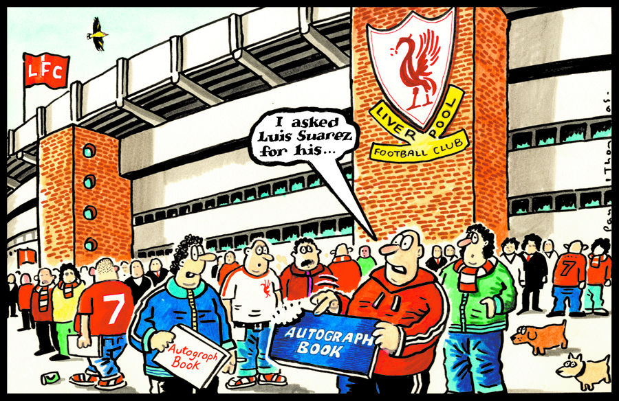Chùm biếm họa về vụ Luis Suarez cắn cầu thủ đối phương ảnh 1