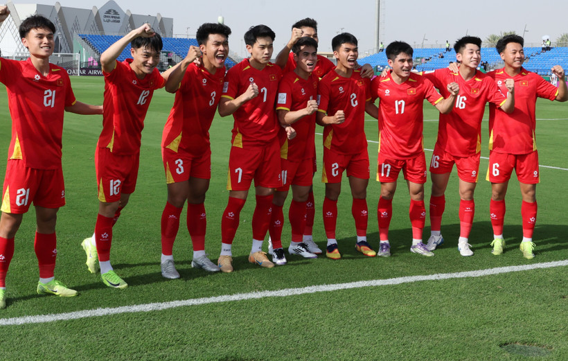 Đội tuyển U23 Việt Nam giành chiến thắng 2-0 trước U23 Jordan ở trận mở màn Vòng chung kết U23 châu Á 2026. (Ảnh: afc)