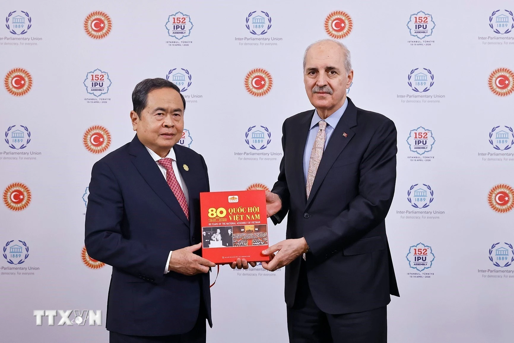 Chủ tịch Quốc hội Trần Thanh Mẫn hội kiến Chủ tịch Quốc hội Thổ Nhĩ Kỳ