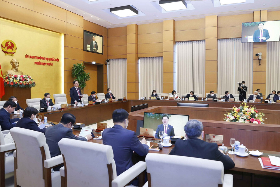 Quang cảnh phiên họp. (Ảnh: Doãn Tấn/TTXVN)