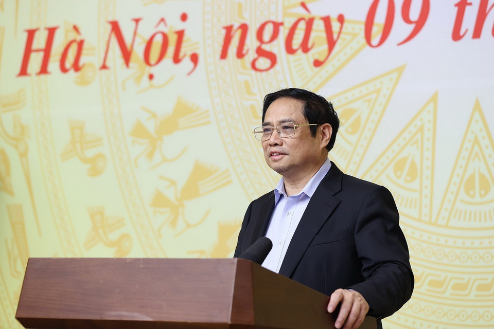  Thủ tướng Phạm Minh Chính phát biểu. (Ảnh: Dương Giang/TTXVN)