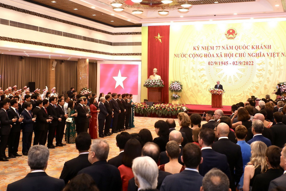 Quang cảnh Lễ kỷ niệm. (Ảnh: Lâm Khánh/TTXVN)