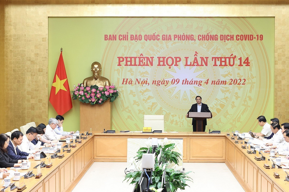  Thủ tướng Phạm Minh Chính phát biểu tại phiên họp. (Ảnh: Dương Giang/TTXVN)