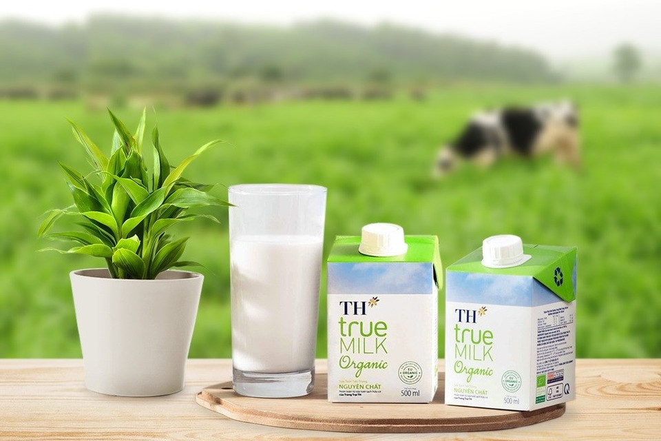 Các sản phẩm hữu cơ của TH được người tiêu dùng tin tưởng lựa chọn. (Ảnh nguồn: PV/Vietnam+)