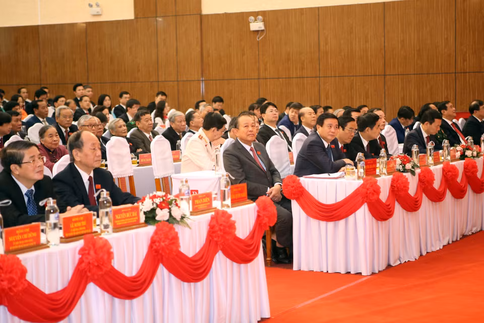 Ủy viên Bộ Chính trị, Phó Thủ tướng Thường trực Chính phủ Trương Hòa Bình dự Đại hội. (Ảnh: Trần Lê Lâm/TTXVN)
