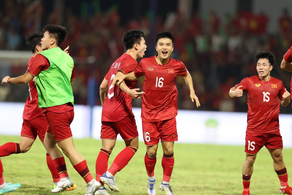 Trận đấu kết thúc với tỷ số hòa 1-1. (Ảnh: Hoàng Linh/TTXVN)