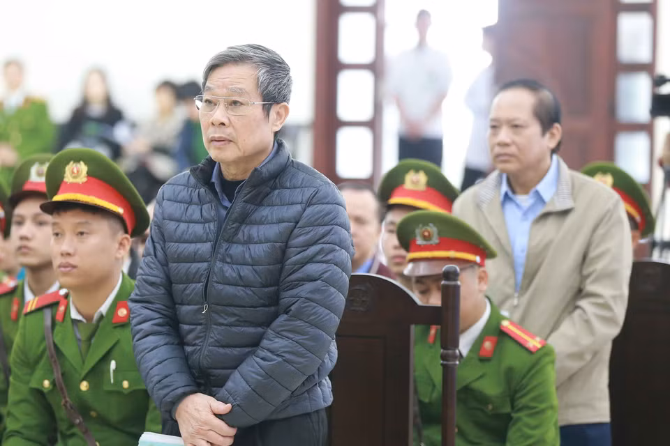 Bị cáo Nguyễn Bắc Son (sinh năm 1953, cựu Bộ trưởng Bộ Thông tin và Truyền thông). (Ảnh: Doãn Tấn/TTXVN)