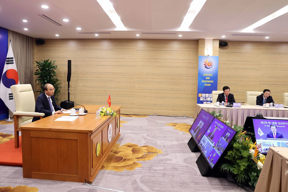 Thủ tướng Nguyễn Xuân Phúc phát biểu. (Ảnh: Thống Nhất/TTXVN)