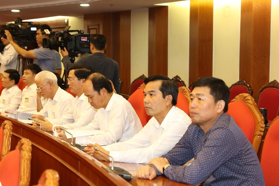 Các đại biểu dự hội nghị. (Ảnh: Trí Dũng/TTXVN)