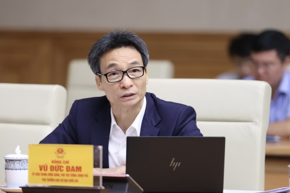 Phó Thủ tướng Vũ Đức Đam phát biểu. (Ảnh: Dương Giang/TTXVN)