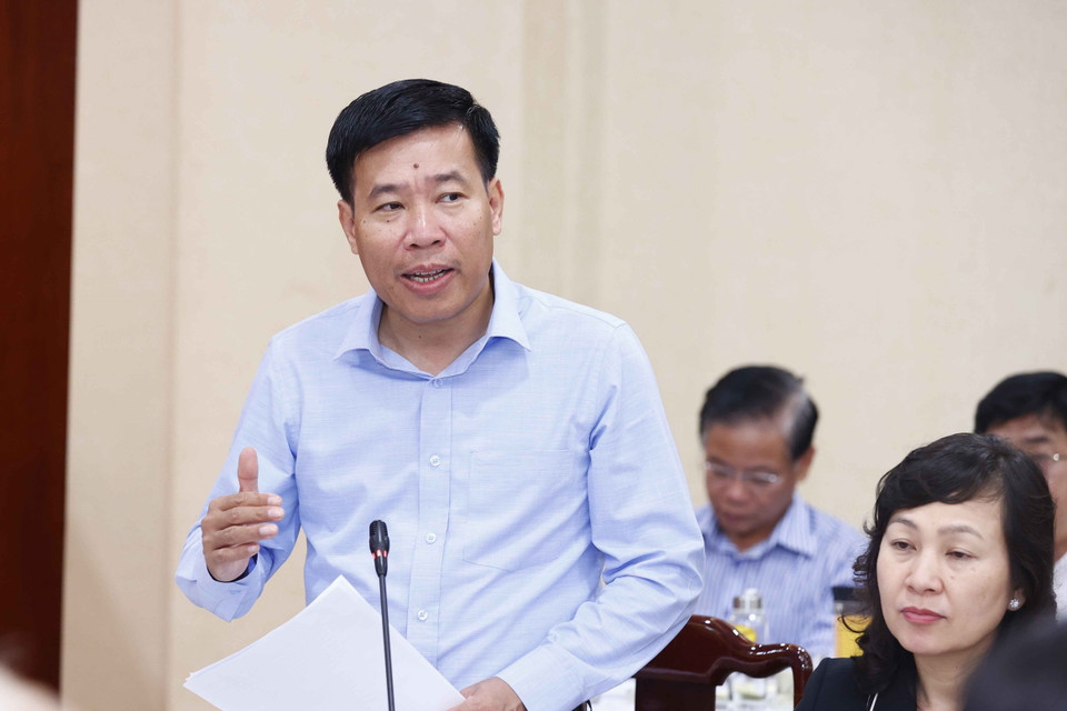 Ông Nguyễn Mạnh Cường, Ủy viên Trung ương Đảng, Bí thư Tỉnh ủy Bình Phước phát biểu. (Ảnh: Doãn Tấn/TTXVN)