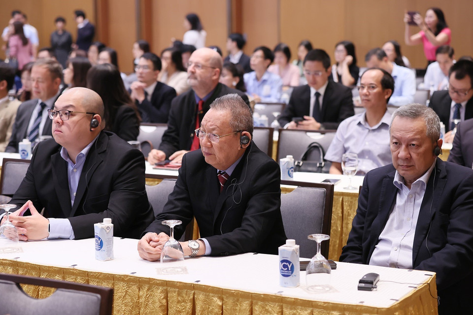 Các doanh nghiệp nước ngoài tham dự hội nghị. (Ảnh: Dương Giang/TTXVN)