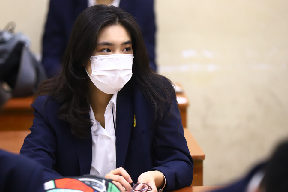  Nhà trường không tổ chức ăn bán trú, căng tin ăn uống tại trường, học sinh đi học phải mang theo chai nước cá nhân. (Ảnh: Hoài Nam/Vietnam+)