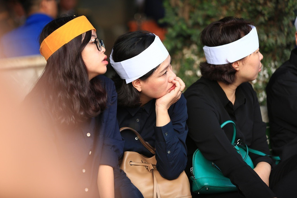 Những hình ảnh xúc động tại lễ tang nguyên Tổng Bí thư Đỗ Mười. (Ảnh: Trọng Đạt/TTXVN)