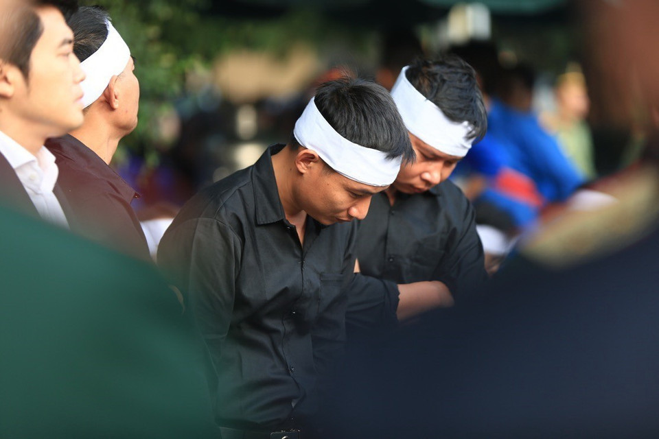 Gia quyến nguyên Tổng Bí thư Đỗ Mười. (Ảnh: Trọng Đạt/TTXVN)