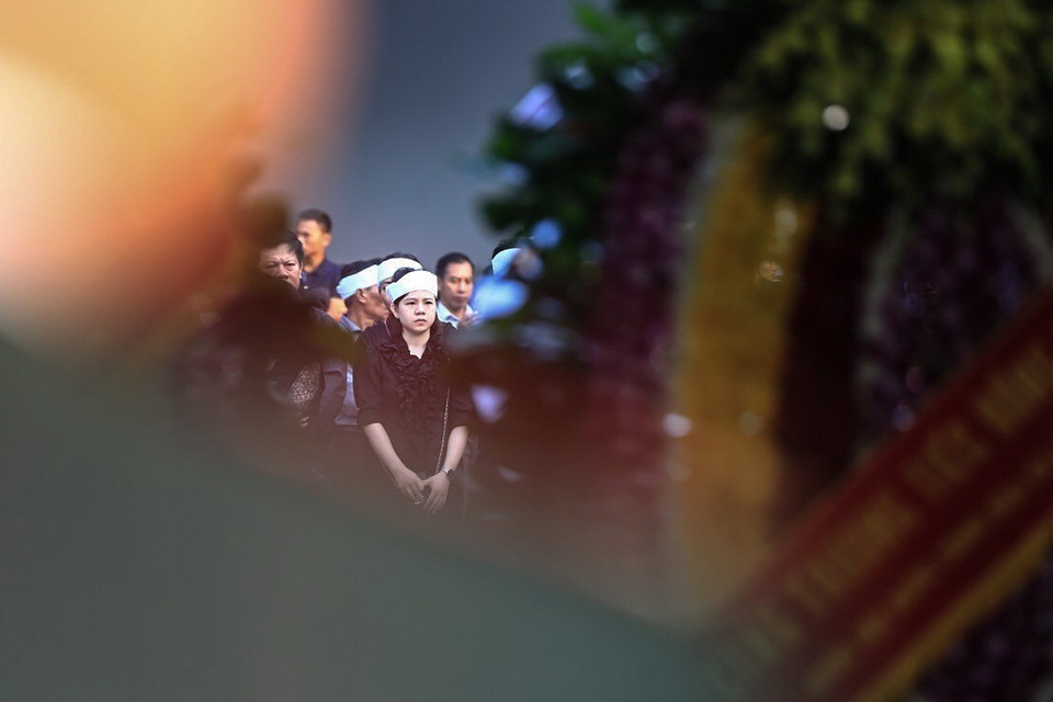 Gia quyến nguyên Tổng Bí thư Đỗ Mười. (Nguồn: TTXVN)