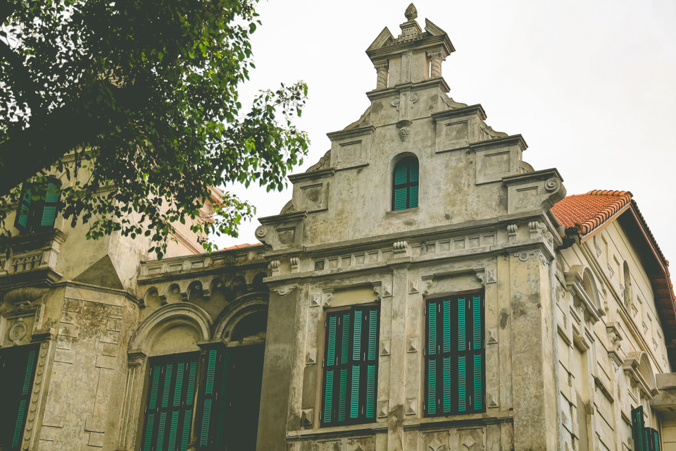 Thời gian sau năm 1945, đây là nơi ở của vua Bảo Đại sau khi thoái vị ra Hà Nội làm cố vấn tối cao của Chính phủ Việt Nam Dân chủ Cộng hòa. (Ảnh: Hoài Nam/Vietnam+)