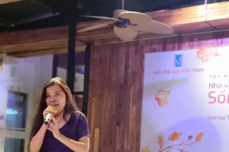 Nhà thơ Phạm Phương Thảo. (Ảnh: PV/Vietnam+)