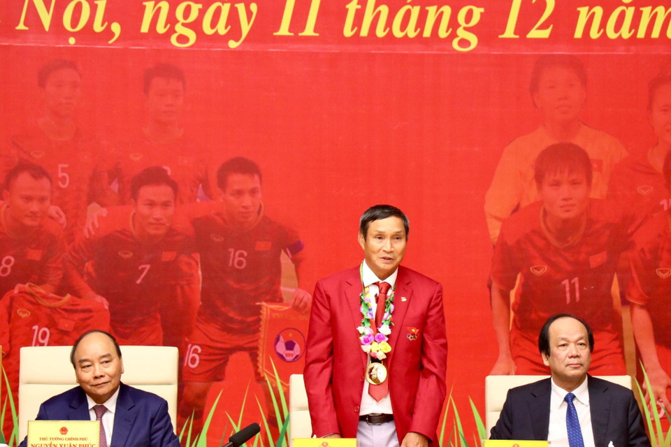 Huấn luyện viên Mai Đức Chung. (Ảnh: Nguyên An/Vietnam+)