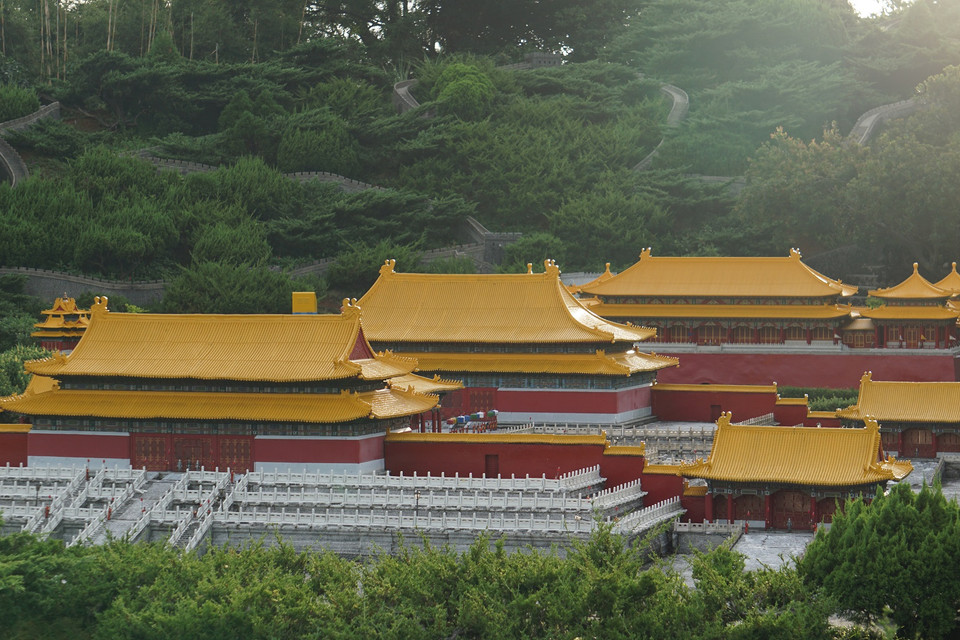 Công viên chủ đề Vương quốc tí hon (Window on China Theme Park) được biết đến như là điểm đáng 'chiêm bái' đầu tiên trong số toàn bộ các khu du lịch hấp dẫn ở Đài Loan. (Ảnh: Trần Long/Vietnam+)