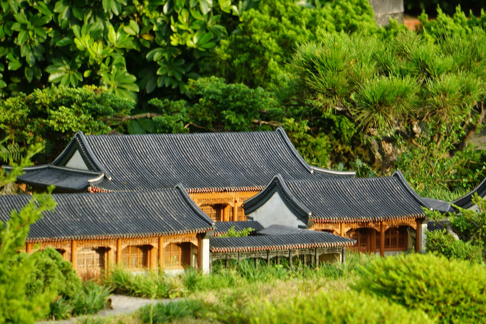 Bạn sẽ cảm nhận được không khí thanh bình của một làng quê châu Á. (Ảnh: Trần Long/Vietnam+) 