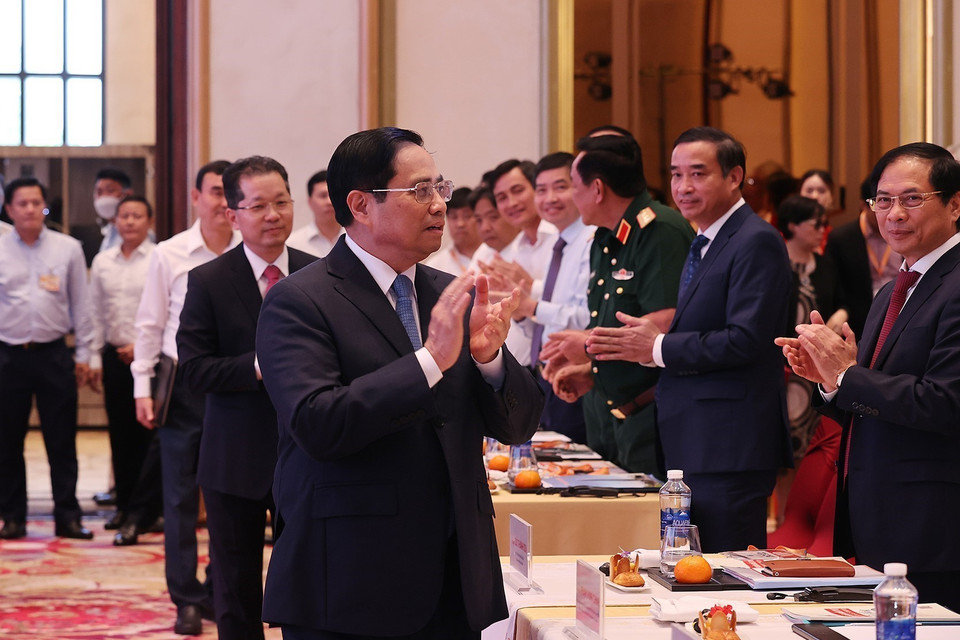 Thủ tướng Phạm Minh Chính đến dự Diễn đàn Đầu tư Đà Nẵng năm 2022. (Ảnh: Dương Giang/TTXVN)