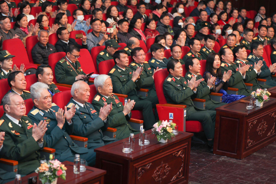 Đại biểu dự chương trình. (Ảnh: Thanh Tùng/TTXVN)