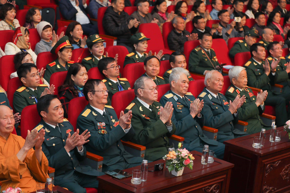 Đại biểu dự chương trình. (Ảnh: Thanh Tùng/TTXVN)