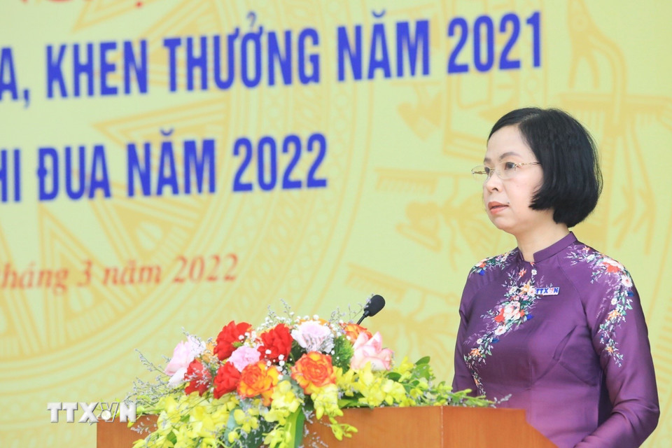 Tổng Giám đốc Thông tấn xã Việt Nam Vũ Việt Trang phát biểu. (Ảnh: Tuấn Anh/TTXVN)