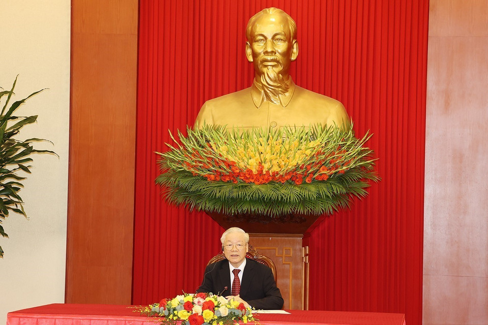  Tổng Bí thư Nguyễn Phú Trọng. (Ảnh: Trí Dũng/TTXVN)